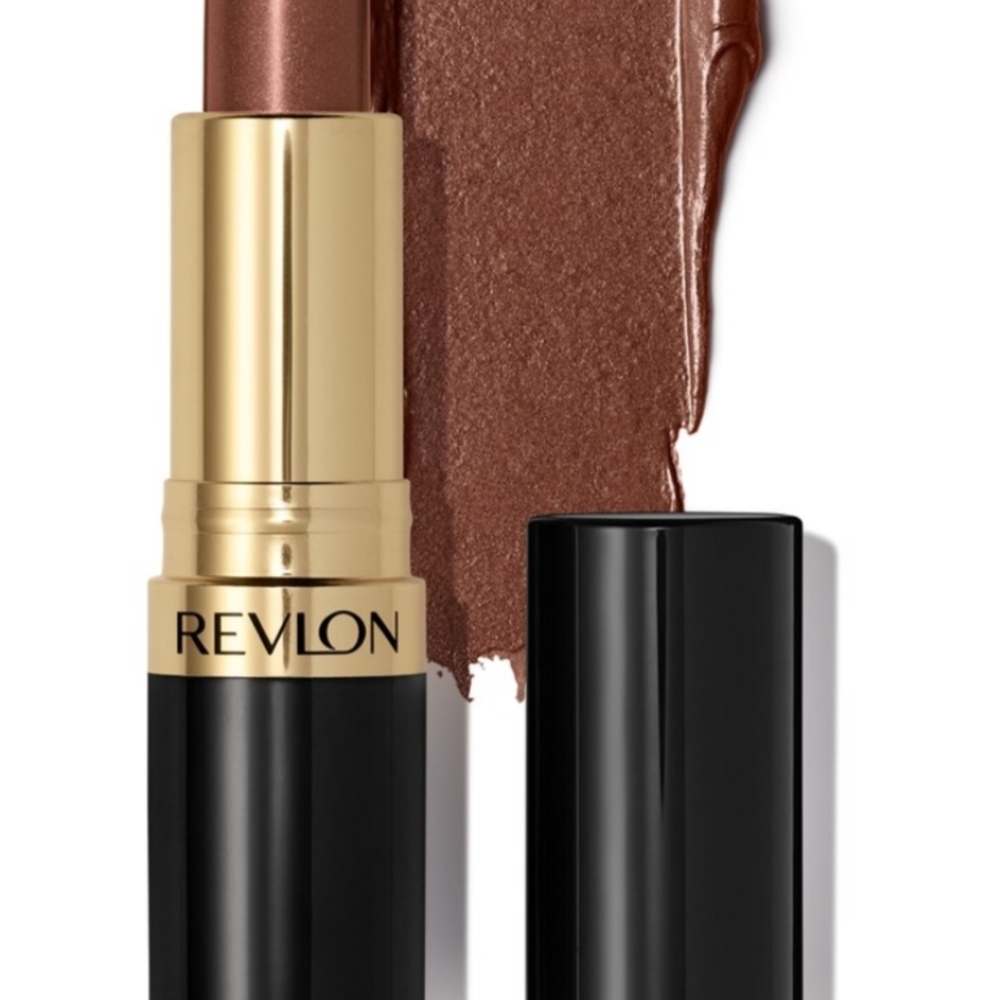Revlon Metallic Brown Lipstick - Warm Brown Shimmer